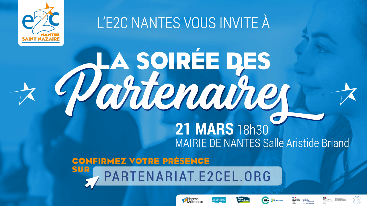 Invitation « Soirée des partenaires E2C Nantes » – 21 mars